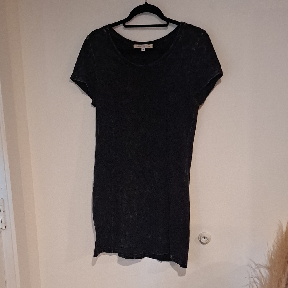 Foreign Exchange Black Short Sleeve Dress Size S B103